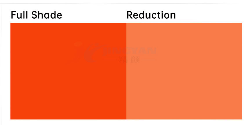 有機(jī)顏料橙64顏色色卡展示