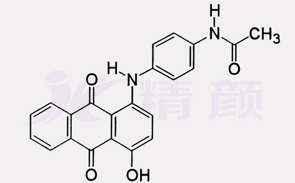 溶劑藍(lán)122化學(xué)結(jié)構(gòu)分子圖