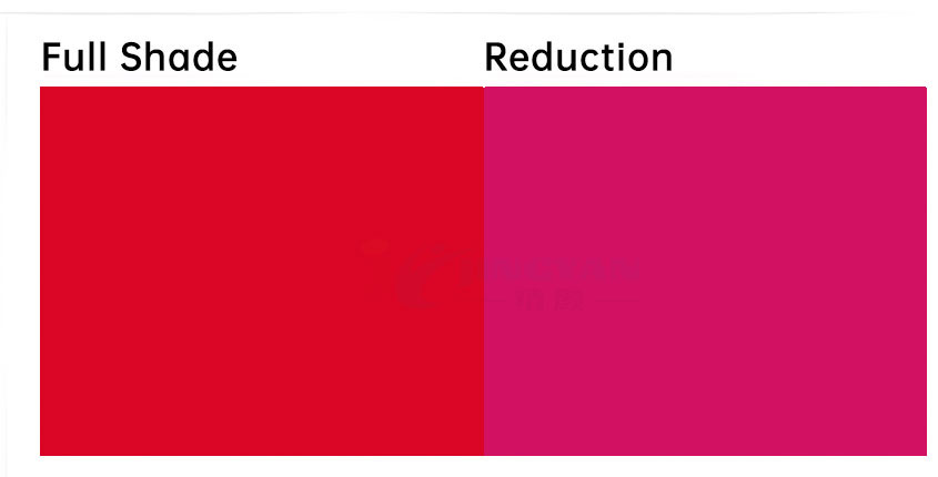 高性能染料溶劑紅195著色顏色示意圖