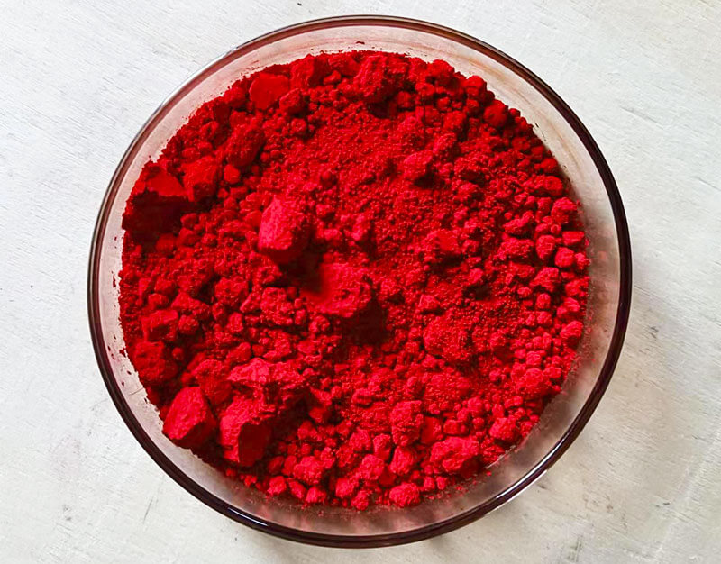 潤(rùn)巴鎘紅顏料I4140L色粉實(shí)拍圖