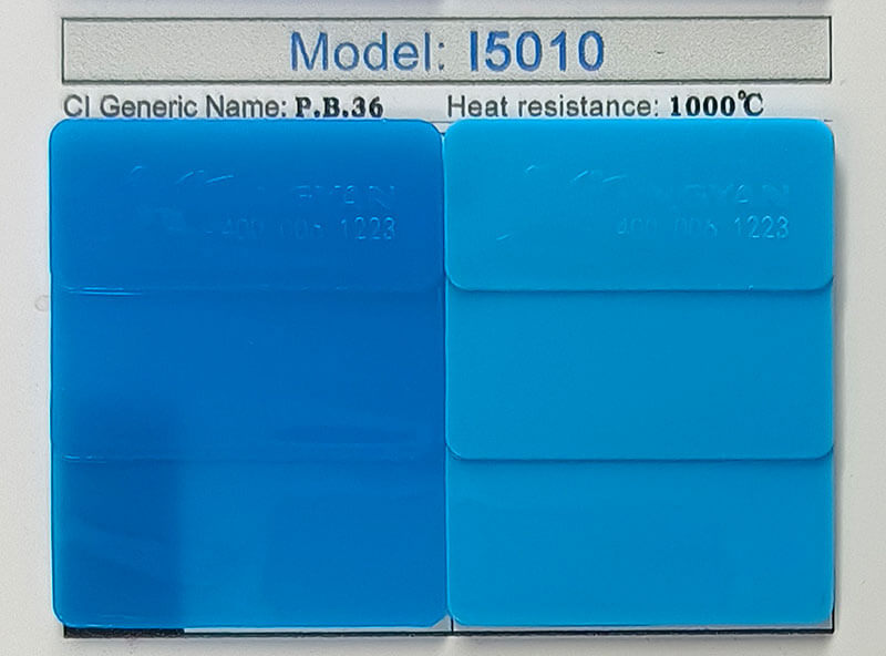 潤(rùn)巴I5010高性能鈷鉻藍(lán)無(wú)機(jī)顏料色卡
